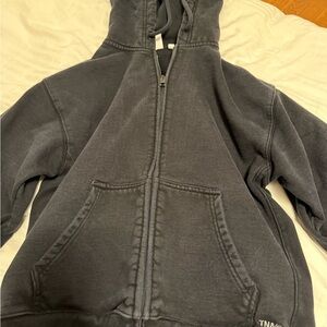 TNA Charcoal Hoodie Jacket